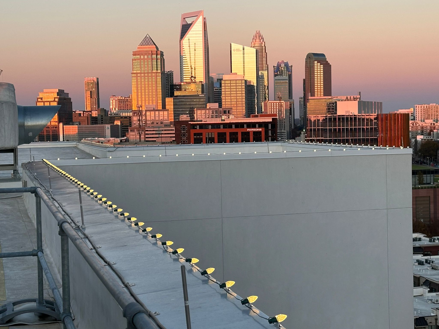 Custom Driveway and Gutter Light Setup by Charlotte's Best Christmas Lights in Charlotte, NC
