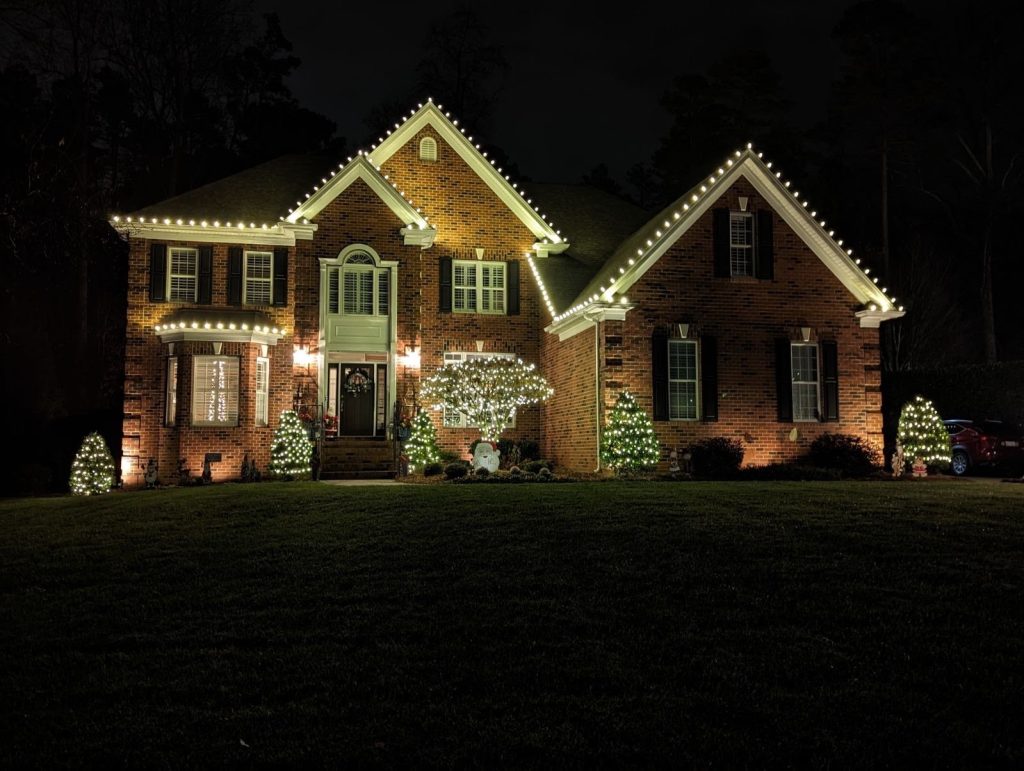 Whole House Christmas Lights Installation Company Charlotte, NC